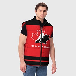 Мужской жилет Canada Team, цвет: 3D-красный — фото 2