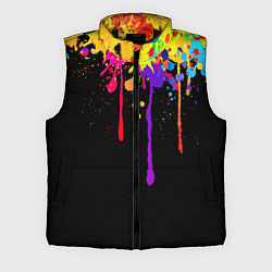 Мужской жилет Краски, цвет: 3D-черный