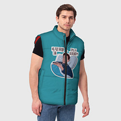 Мужской жилет Недостаток сна, цвет: 3D-красный — фото 2
