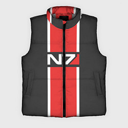 Мужской жилет Mass Effect: N7, цвет: 3D-светло-серый