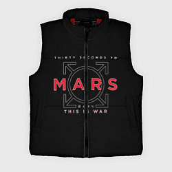 Мужской жилет 30 STM: This is war black, цвет: 3D-красный