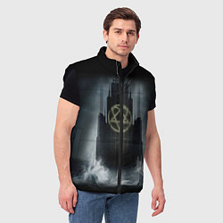 Мужской жилет HIM: Devil Castle, цвет: 3D-черный — фото 2