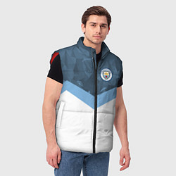 Мужской жилет Manchester City FC: Sport, цвет: 3D-красный — фото 2