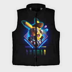 Мужской жилет Retro Pikachu, цвет: 3D-светло-серый