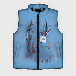 Мужской жилет Костюм врача кровь, цвет: 3D-черный