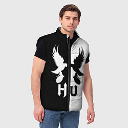 Мужской жилет HU: Black & White, цвет: 3D-черный — фото 2