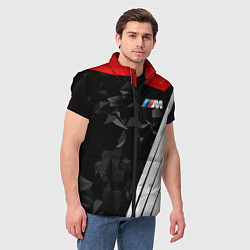 Мужской жилет BMW M: Poly Sport, цвет: 3D-черный — фото 2