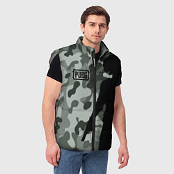 Мужской жилет PUBG: Camo Shadow, цвет: 3D-светло-серый — фото 2
