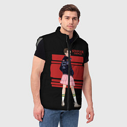 Мужской жилет Очень странные дела, цвет: 3D-светло-серый — фото 2