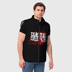 Мужской жилет Suicide Silence Blood, цвет: 3D-светло-серый — фото 2