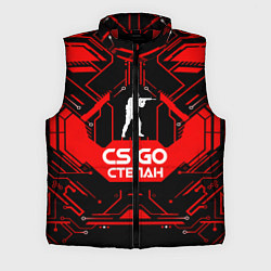 Мужской жилет CS:GO - Степан, цвет: 3D-красный