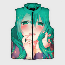 Мужской жилет Miku Ahegao, цвет: 3D-черный