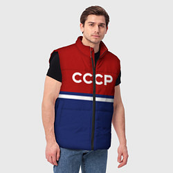 Мужской жилет СССР: Спортсмен, цвет: 3D-черный — фото 2
