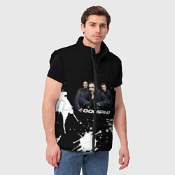 Мужской жилет Группа OOMPH!, цвет: 3D-черный — фото 2