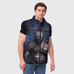 Мужской жилет God of War: Kratos, цвет: 3D-черный — фото 2