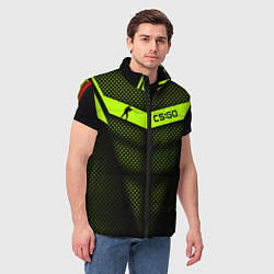 Мужской жилет CS:GO Carbon Form, цвет: 3D-красный — фото 2