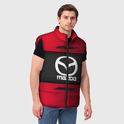 Мужской жилет Mazda Sport, цвет: 3D-красный — фото 2