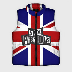 Мужской жилет Sex Pistols UK, цвет: 3D-светло-серый
