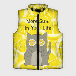 Мужской жилет More Sun In Your Life, цвет: 3D-черный