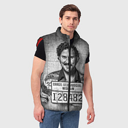 Мужской жилет Пабло Эскобар, цвет: 3D-красный — фото 2