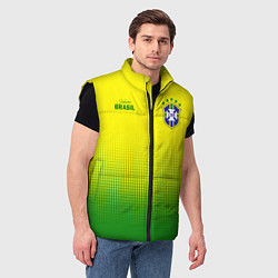 Мужской жилет CBF Brasil, цвет: 3D-черный — фото 2