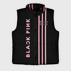 Мужской жилет Black Pink, цвет: 3D-красный