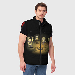 Мужской жилет Don’t Starve campfire, цвет: 3D-красный — фото 2