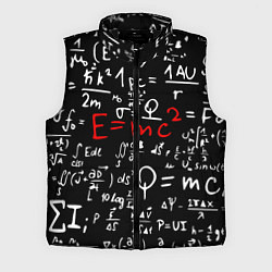 Мужской жилет E=mc2: Black Style, цвет: 3D-черный