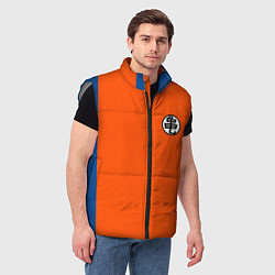 Мужской жилет DBZ: Kame Senin Kanji Emblem, цвет: 3D-светло-серый — фото 2