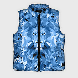 Мужской жилет Сине-бело-голубой лев