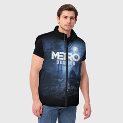 Мужской жилет Metro Exodus: Dark Moon, цвет: 3D-черный — фото 2