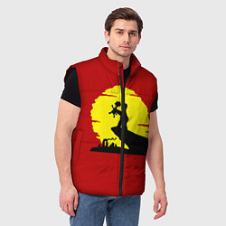 Мужской жилет Гомер и барт, цвет: 3D-черный — фото 2