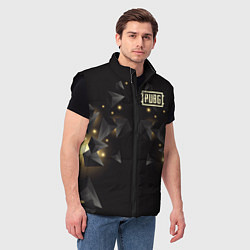 Мужской жилет PUBG: Night Fireflies, цвет: 3D-черный — фото 2