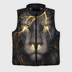Мужской жилет Лев с молнией, цвет: 3D-светло-серый