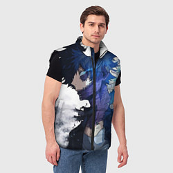 Мужской жилет Академия героев - Даби, цвет: 3D-черный — фото 2