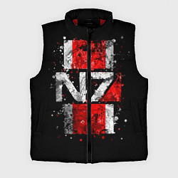 Мужской жилет Mass Effect N7, цвет: 3D-красный