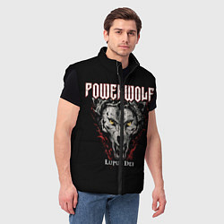 Мужской жилет Powerwolf: Lupus Dei, цвет: 3D-черный — фото 2