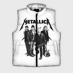 Мужской жилет Metallica, цвет: 3D-светло-серый