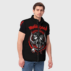 Мужской жилет Motorhead Demons, цвет: 3D-красный — фото 2