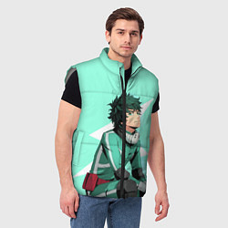 Мужской жилет Мидория Изуку, цвет: 3D-светло-серый — фото 2