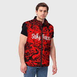 Мужской жилет Sally Face: Red Bloody, цвет: 3D-черный — фото 2