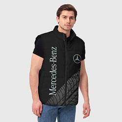 Мужской жилет Mercedes AMG: Street Style, цвет: 3D-черный — фото 2