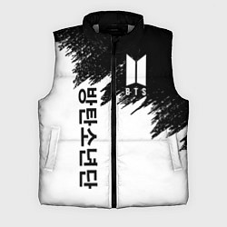 Мужской жилет BTS: White & Black, цвет: 3D-светло-серый