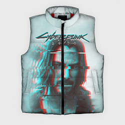 Мужской жилет Cyberpunk 2077: Keanu Glitch, цвет: 3D-красный