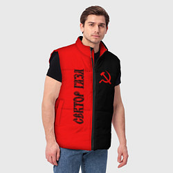 Мужской жилет Сектор Газа, цвет: 3D-черный — фото 2