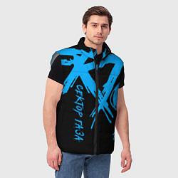 Мужской жилет Сектор Газа, цвет: 3D-светло-серый — фото 2