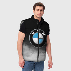 Мужской жилет BMW, цвет: 3D-светло-серый — фото 2