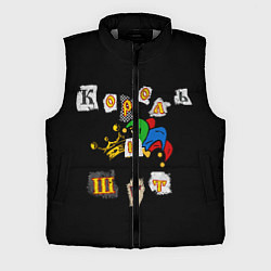 Мужской жилет Король и Шут Анархия спина, цвет: 3D-светло-серый