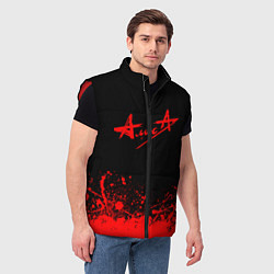 Мужской жилет АлисА на спине, цвет: 3D-красный — фото 2