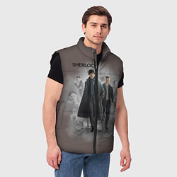 Мужской жилет Sherlock, цвет: 3D-черный — фото 2
